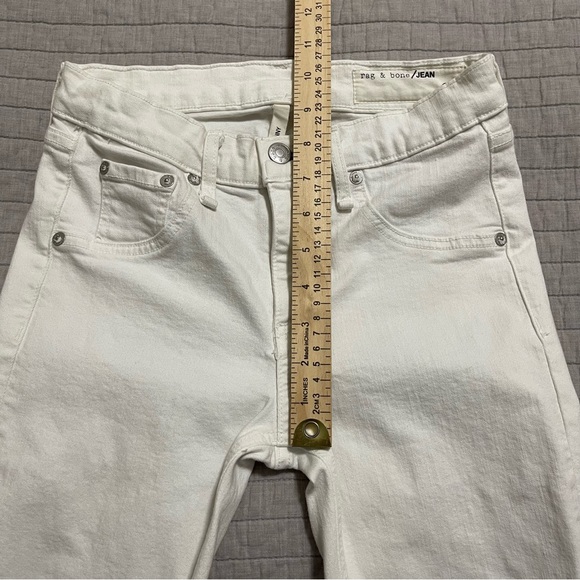 Rag & Bone Skinny Jeans White Blanc Size 26 W1502M595BLA - Picture 3 of 11